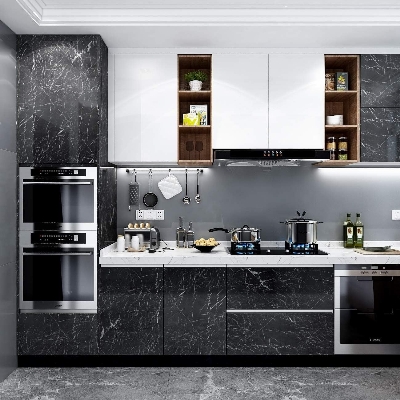 Picture of YENHOME Premium Marble Self-Adhesive Contact Paper – Waterproof, Oil-Proof & Moisture-Resistant Glossy Marble Wallpaper for Kitchen Countertop, Cabinet, Table, Stove Area & Furniture Renovation - The Asia Express-Multicolor