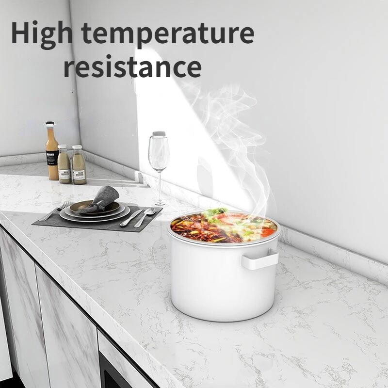 Picture of YENHOME Premium Marble Self-Adhesive Contact Paper – Waterproof, Oil-Proof & Moisture-Resistant Glossy Marble Wallpaper for Kitchen Countertop, Cabinet, Table, Stove Area & Furniture Renovation - The Asia Express-Multicolor