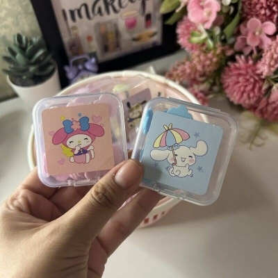 Picture of 1 PC Flower Design Square Shape Paper Soap Box| Dissolvable Hand Wash Soap Sheets for Kids & Adults | Travel Soap Tube for Kitchen, Toilet, Outdoor, Camping & Hiking - The Asia Express