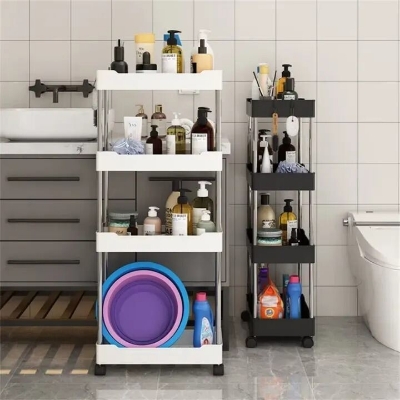 Picture of Narrow Type Multi Purpose Gap Storage Trolley Rack - The Asia Express