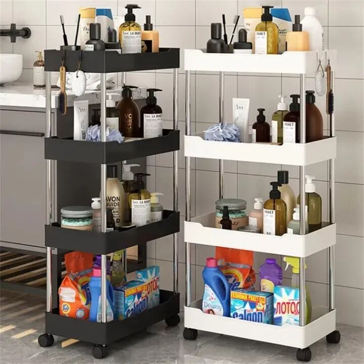 Picture of Narrow Type Multi Purpose Gap Storage Trolley Rack - The Asia Express