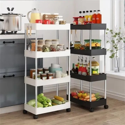 Picture of Narrow Type Multi Purpose Gap Storage Trolley Rack - The Asia Express