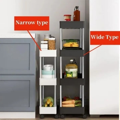 Picture of Narrow Type Multi Purpose Gap Storage Trolley Rack - The Asia Express