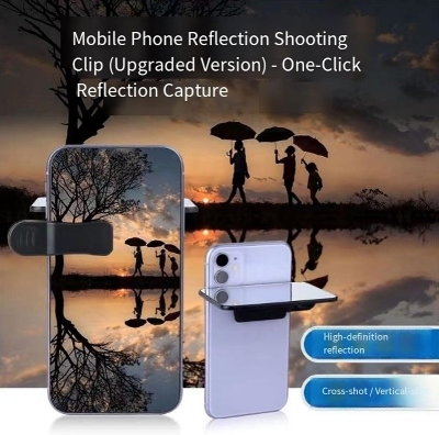 Picture of Adjustable Smartphone Camera Reflection Mirror Clip – Portable Selfie & Vlog Mirror Attachment for Phone Camera | Creative Reflection Photography Tool for Travel & Content Creation- The Asia Express