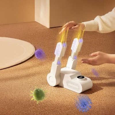 Picture of SOLER Smart Portable Electric Shoe Dryer – UV Sterilization, Timer, Fast Drying Boot Warmer, Dehumidifier & Deodorizer for Home Use - The Asia Express