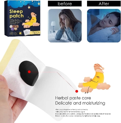 Picture of 12PCS Natural Sleep Patch – Restful Sleep Aid Stickers for Adults & Kids | Stress Relief, Mood Calming, Sleep Improvement Belly Button Patch - The Asia Express