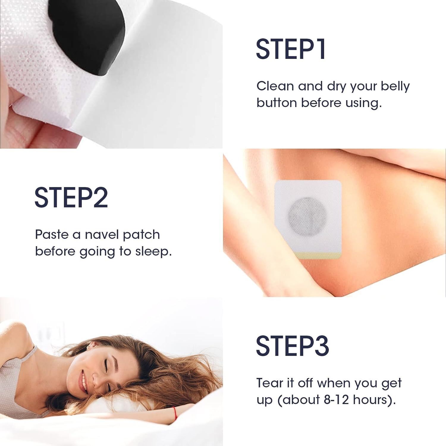 Picture of 12PCS Natural Sleep Patch – Restful Sleep Aid Stickers for Adults & Kids | Stress Relief, Mood Calming, Sleep Improvement Belly Button Patch - The Asia Express