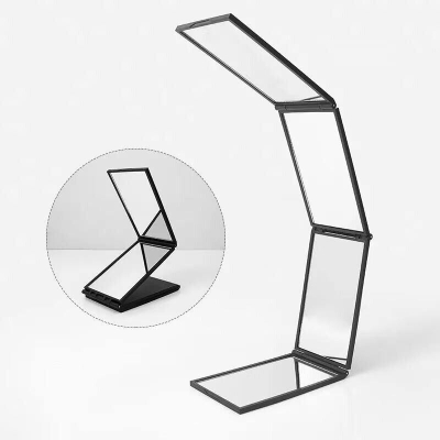 Picture of Premium 4-Way 360° Foldable HD Makeup Mirror – Portable Multi-Angle Handheld & Desktop Vanity Mirror for Self Hair Cutting, Hair Styling, Beard Shaving, Braiding, Grooming & Beauty Makeup Tool for Men & Women - The Asia Express-Black