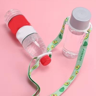 Picture of 2-in-1 Adjustable Water Bottle Strap – Portable Crossbody & Shoulder Carrier with Secure Buckle Rope for Sports, Travel, Hiking & Outdoor Activities - The Asia Express-Multicolor