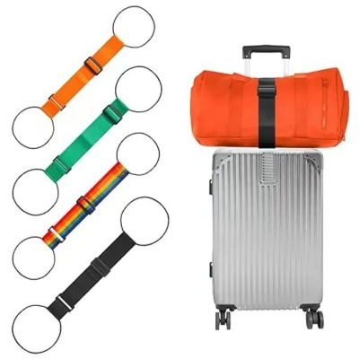 Picture of Elastic Adjustable Luggage Strap Carrier Strap Baggage Bungee Luggage Belts Suitcase Belt Travel Security Carry On Straps-The Asia Express-Multicolor