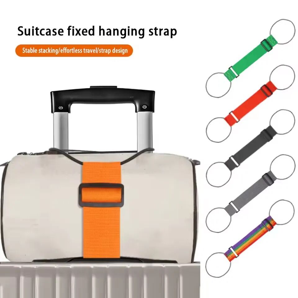 Picture of Elastic Adjustable Luggage Strap Carrier Strap Baggage Bungee Luggage Belts Suitcase Belt Travel Security Carry On Straps-The Asia Express-Multicolor