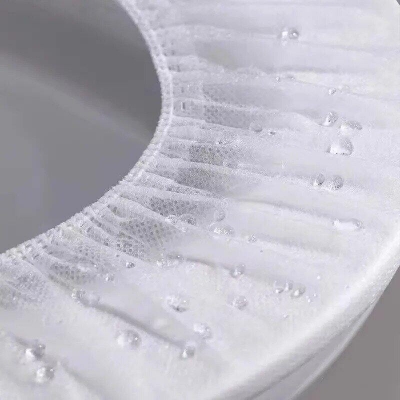 Picture of 10 Pcs Individually Wrapped Disposable Toilet Seat Covers – Waterproof Non-Woven Travel Toilet Seat Mats for Public Restrooms, Hotels, Airplane & Camping - The Asia Express-White