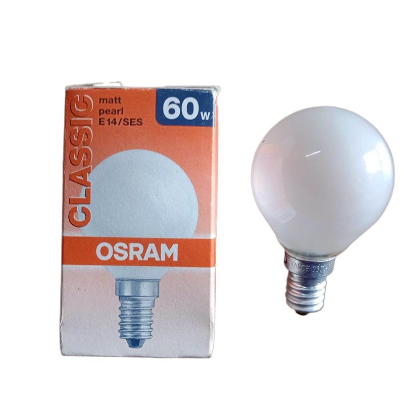 Picture of 60W CLASSIC P CL E14 Incandescent Lamp OSRAM-White