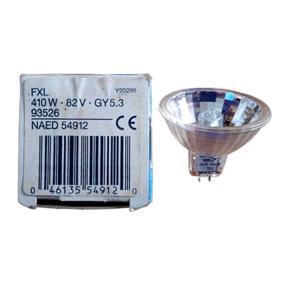 Picture of OSRAM FXL 410W 82V GY5.3 NAED 54912 Halogen Photo Optic Lamp-Yellow