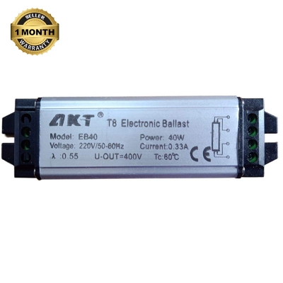 Picture of Electronic Ballast 1X40W T8 220V AC AKT, PRC-Silver