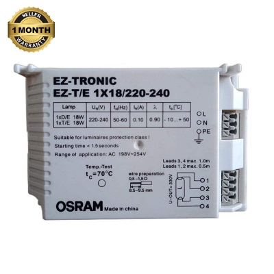 Picture of OSRAM 1X18W Electronic Ballast EZ-TRONIC EZ-T/E 220V AC 50Hz