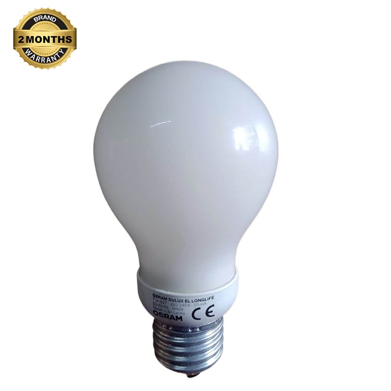 Picture of OSRAM 7W Energy Saving Lamp E27(Thread Type) Warm Color 220V AC 50Hz