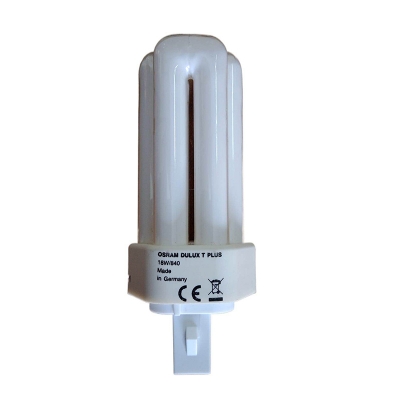 Picture of OSRAM 18W Dulux T Plus Lamp 18W/840 GX24d-2 (2Pin) 1200lm Cool White, Germany