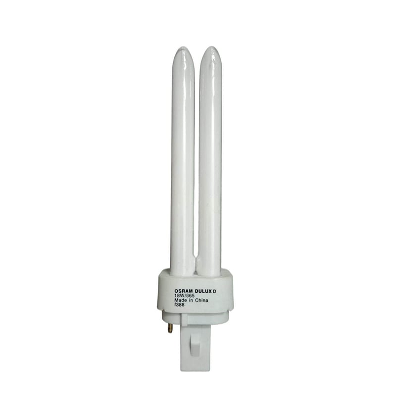 Picture of OSRAM 18W Dulux D Lamp 18W/865 G24d-2 (2Pin) 1388lm Day Light,PRC-White