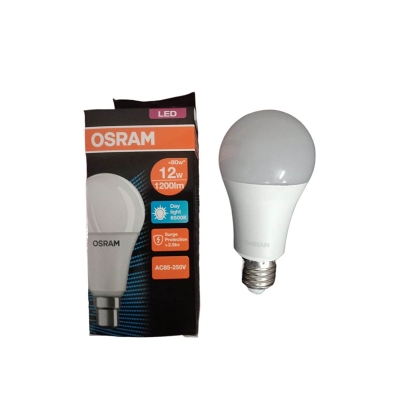 Picture of OSRAM 12W LED STAR CLASSIC A BULB,DAYLIGHT/6500k,Made In China-White