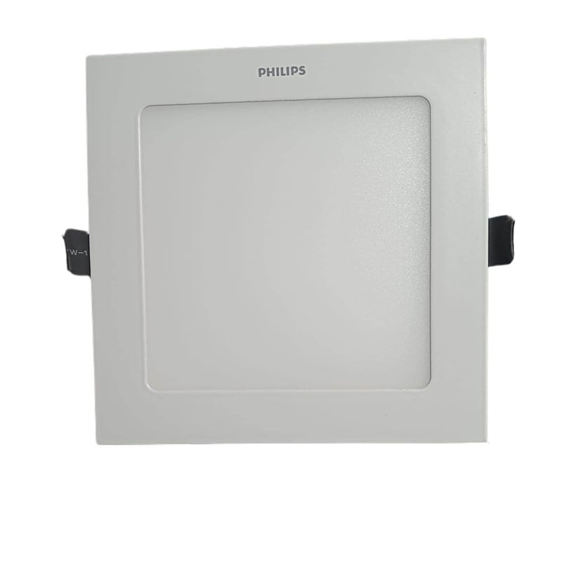 Picture of Philips 15W LED Panel Light Square Conceal Type 220V AC 3000k/Warm Color 1500lm, Made in India-White