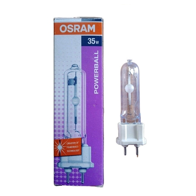 Picture of OSRAM 35W POWERBALL HCI-T 35W/942 NDL G12 Metal Halide Lamp Neutral White Color, Made in Germany