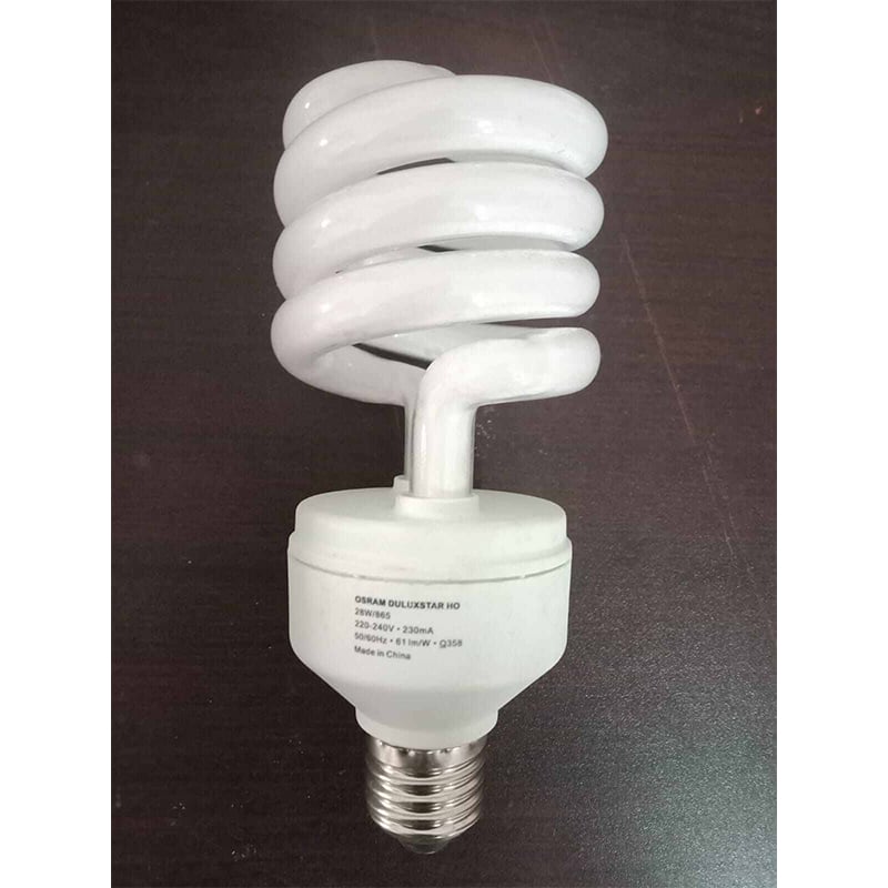 Picture of OSRAM 28W Energy Saving Lamp E27 Day Light/6500k 1700lm, Made in China-White