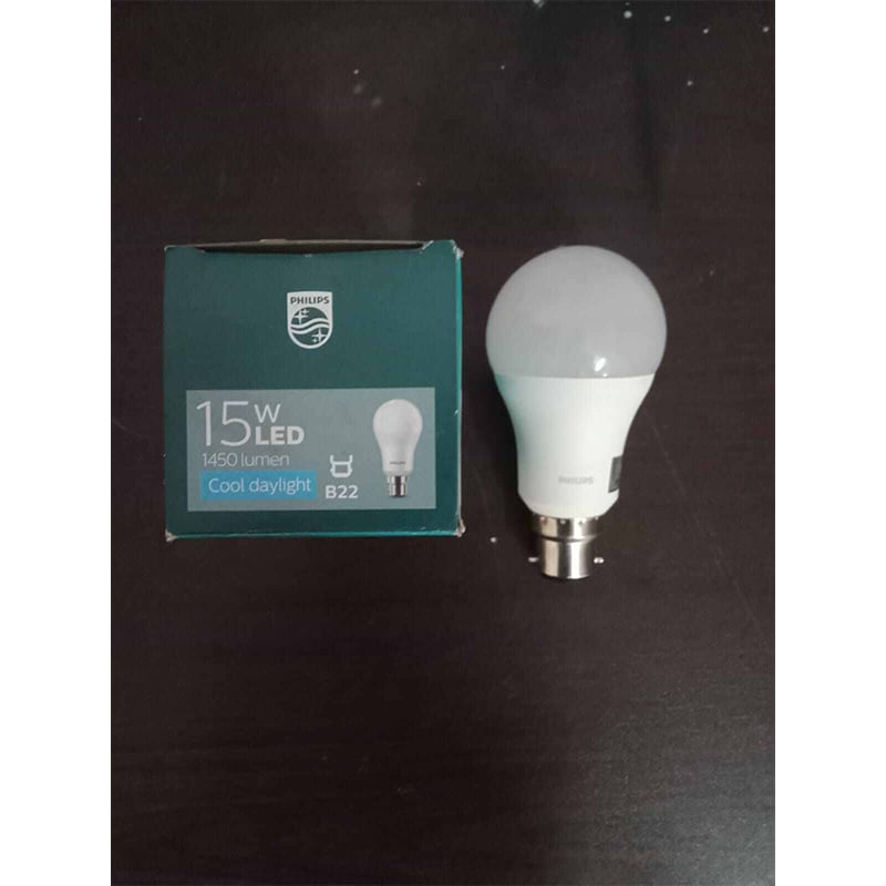 Picture of PHILIPS 15W Led Energy Saving Bulb B22d Pin Type White Color 825lm 220V AC 50Hz, India-White