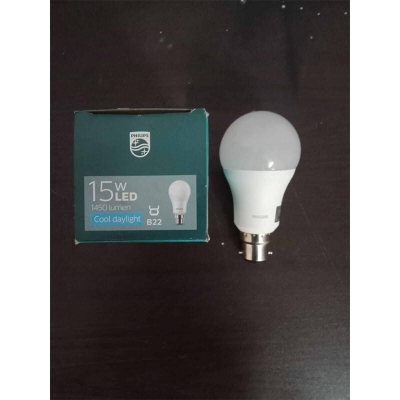 Picture of PHILIPS 15W Led Energy Saving Bulb B22d Pin Type White Color 825lm 220V AC 50Hz, India-White