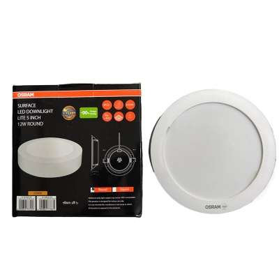 Picture of OSRAM 12W LED Panel Light Round Surface 220V AC Daylight,China-White