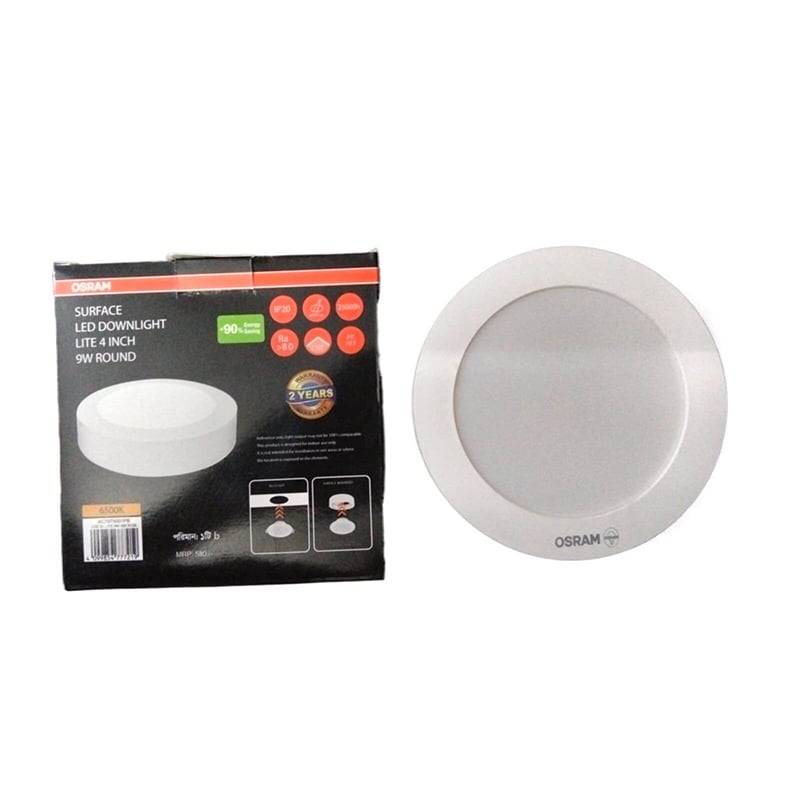 Picture of OSRAM 9W LED Panel Light Round Surface 220V AC Daylight,China-White