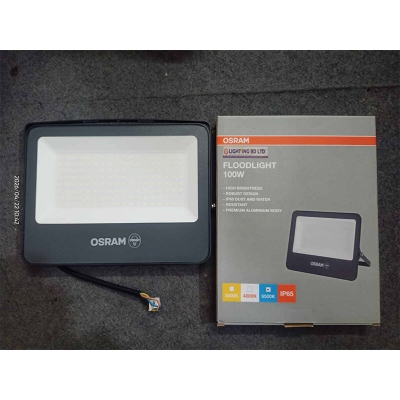 Picture of Osram 100W LED Flood Light SMD Chips 6500k/White Color 220-240V AC IP65 Made In China-White