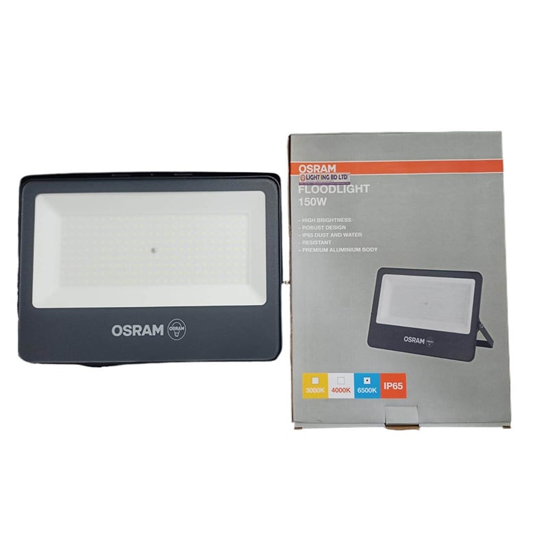 Picture of Osram 150W LED Flood Light SMD Chips 6500k/White Color 220-240V AC IP65 Made In China-White