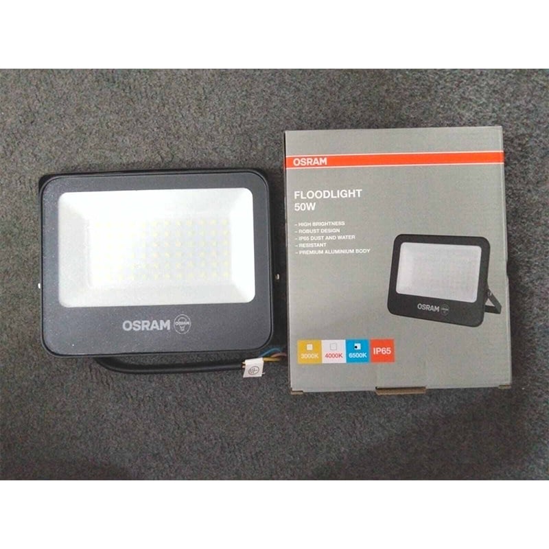 Picture of Osram  50W LED Flood Light SMD Chips 6500k/White Color 220-240V AC IP65 Made In China-White