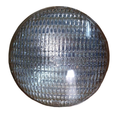 Picture of GE 300W PAR56/WFL 240-250V  Halogen Lamp /PAR LAMP /Swimming  Pool Wide Flood Brand: GE  Made in USA-Silver