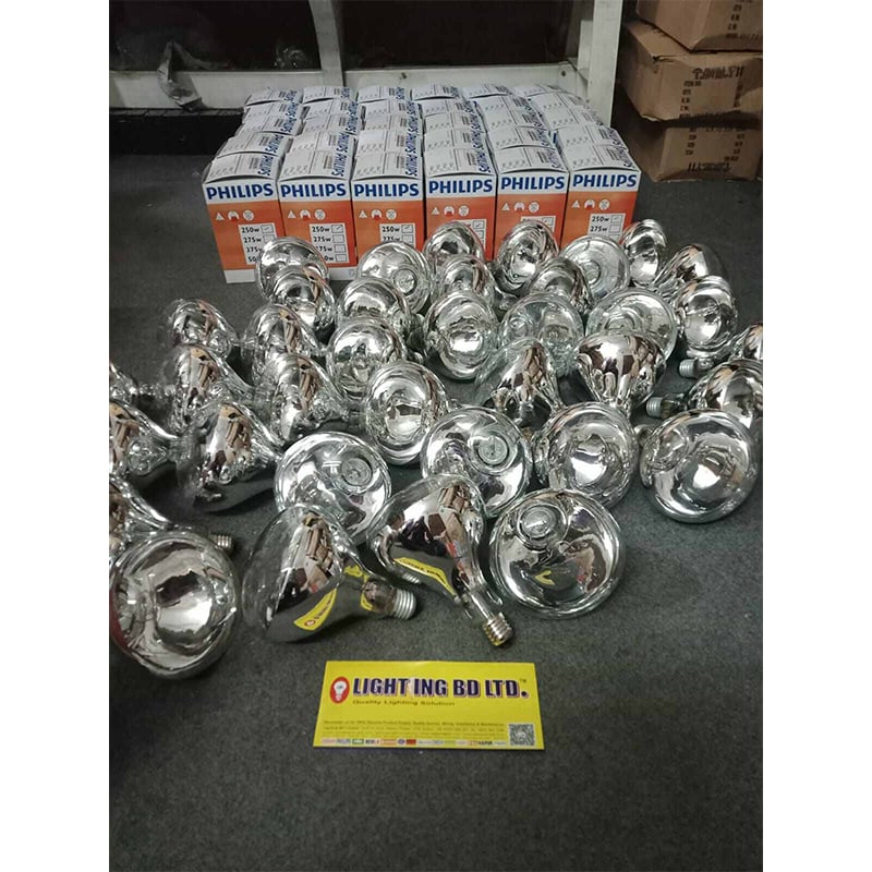 Picture of 250W IR HEATING LAMP Warm  Colour,Made in china-Yellow