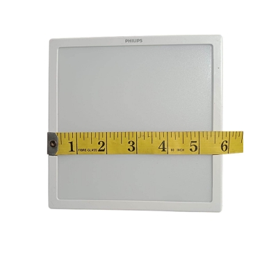 Picture of Philips 12W LED Panel Light Square Surfacel Type 220V AC Daylight 1500lm, Made in India-White