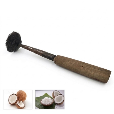 Picture of Coconut Scraper - Traditional Tool For Extracting Coconut Meat, Featuring A Durable Design For Efficient Scraping And A Comfortable Grip Handle