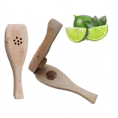 Picture of Wooden Lemon Squeezer/ Juicer, Crusher, Juice Squeezer, Lemon Mesher For Home And Kitchen - Kitchen Accessories - Pitha Maker