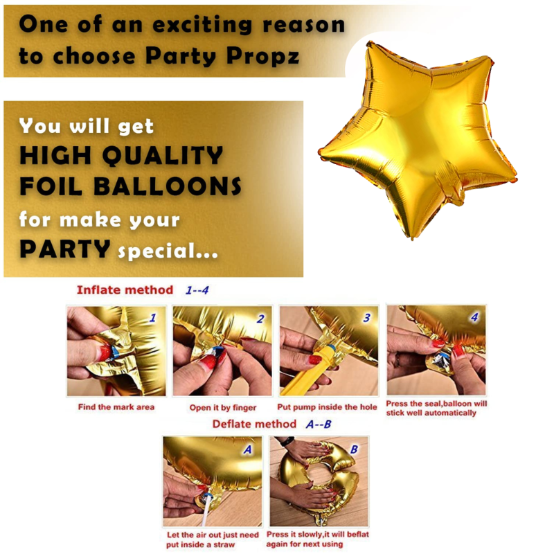Premium Happy Anniversary Decoration Combo Set with Metallic Balloons and Foil Curtain