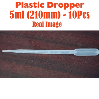 Picture of Dropper Plastic - 5ml (210mm) - 10 Pcs