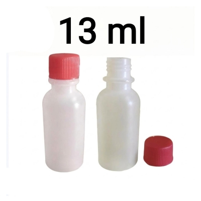 Picture of Homeopathic Medicine Small Tiny Empty Squeezable Liquid Refillable Plastic Bottle - 13ml (50 piece)