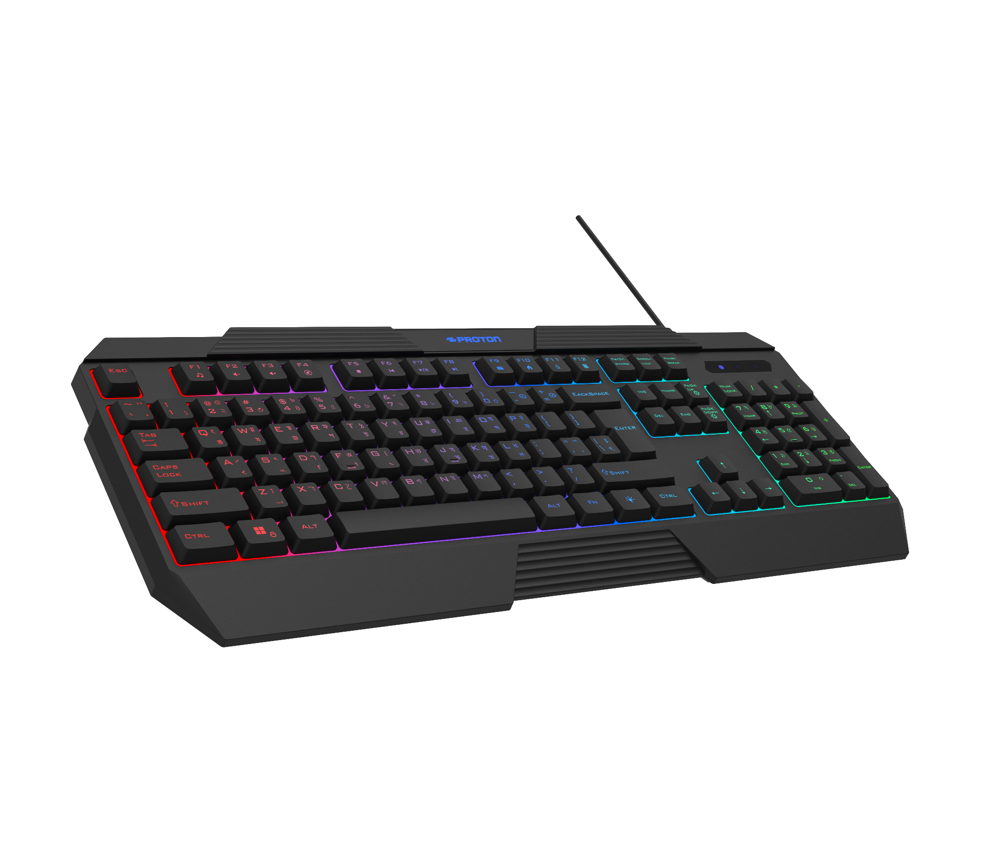 Picture of PROTON WIRED Backlit GAMING KEYBOARD-AKB510ML3