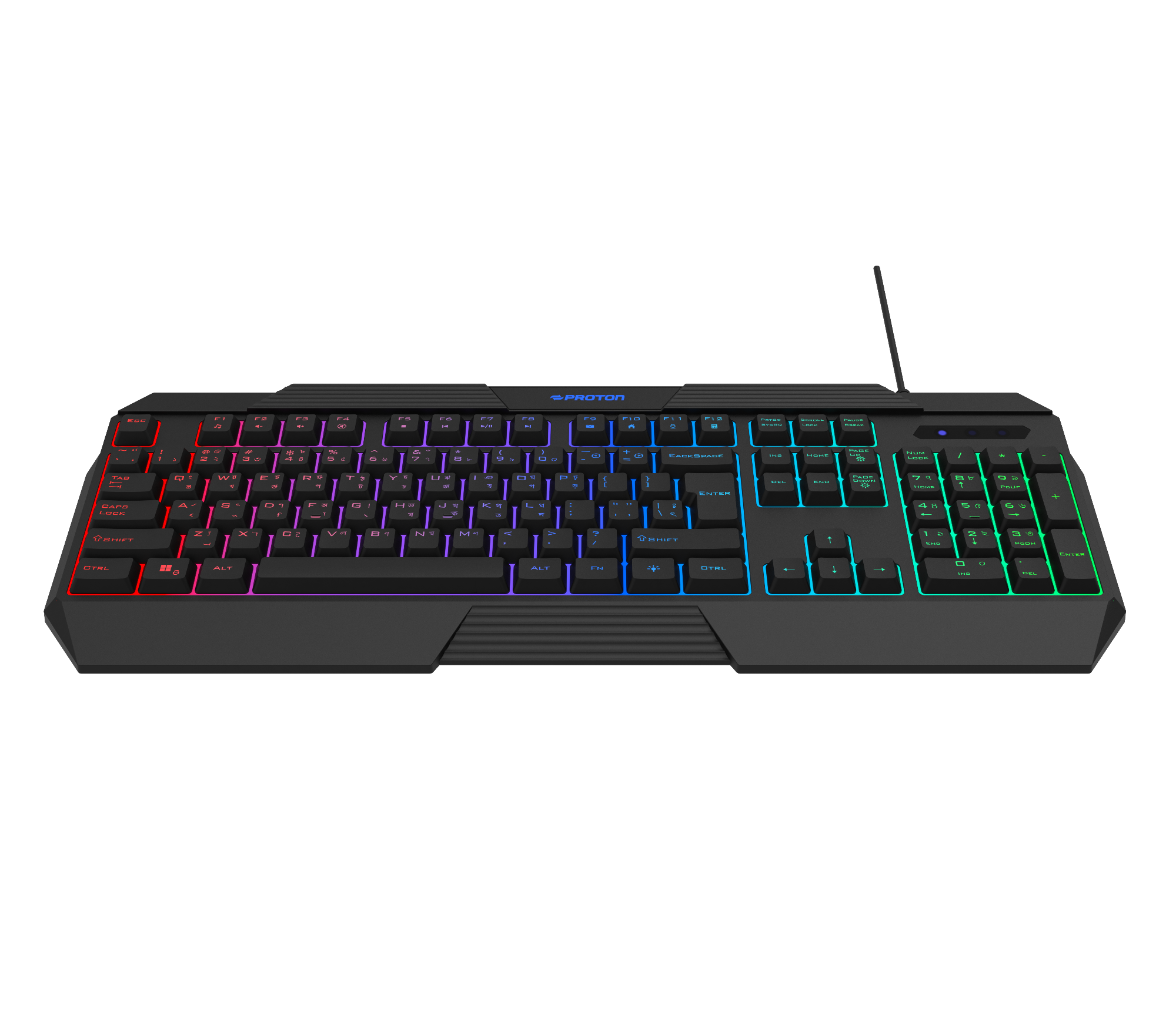 Picture of PROTON WIRED Backlit GAMING KEYBOARD-AKB510ML3