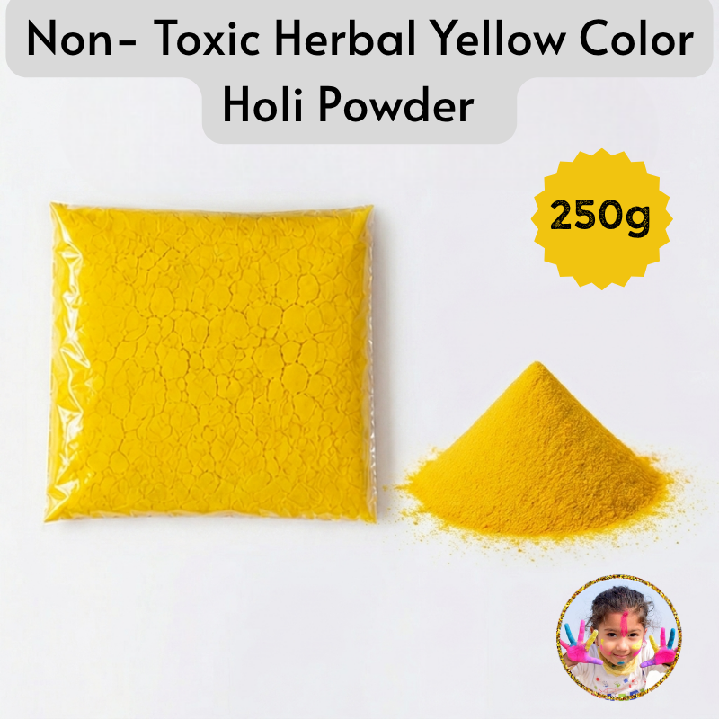 Holi Gulal Color Powder Skin Safe Eco-Friendly Herbal Festival Powder 250g Pack 1 Pcs