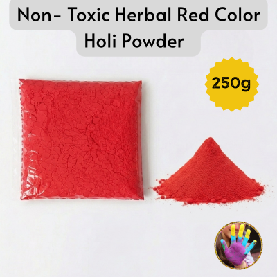 Holi Gulal Color Powder Skin Safe Eco-Friendly Herbal Festival Powder 250g Pack 1 Pcs