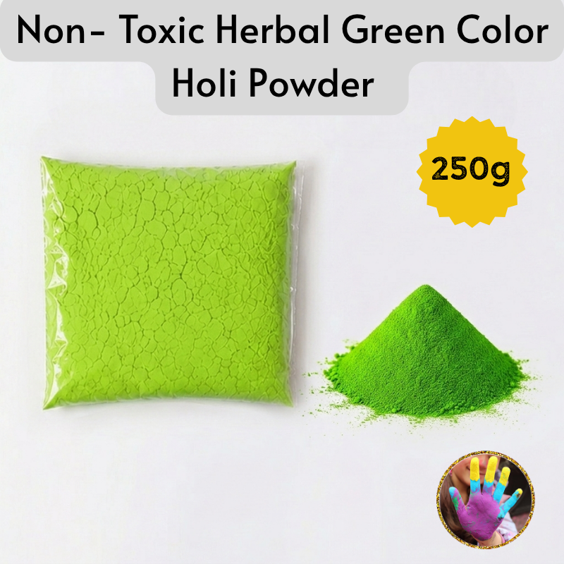 Holi Gulal Color Powder Skin Safe Eco-Friendly Herbal Festival Powder 250g Pack 1 Pcs