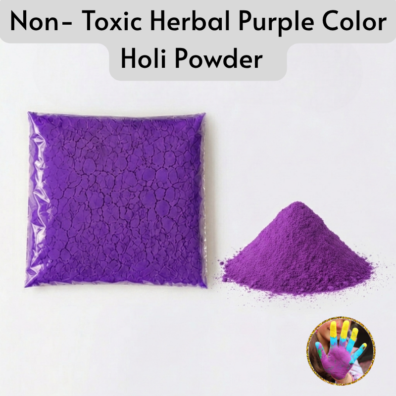 Holi Gulal Color Powder Skin Safe Eco-Friendly Herbal Festival Powder 250g Pack 1 Pcs