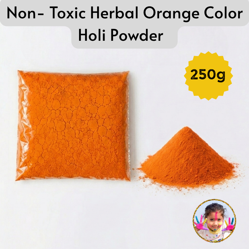 Holi Gulal Color Powder Skin Safe Eco-Friendly Herbal Festival Powder 250g Pack 1 Pcs