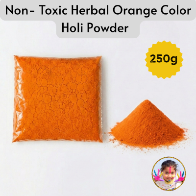 Holi Gulal Color Powder Skin Safe Eco-Friendly Herbal Festival Powder 250g Pack 1 Pcs